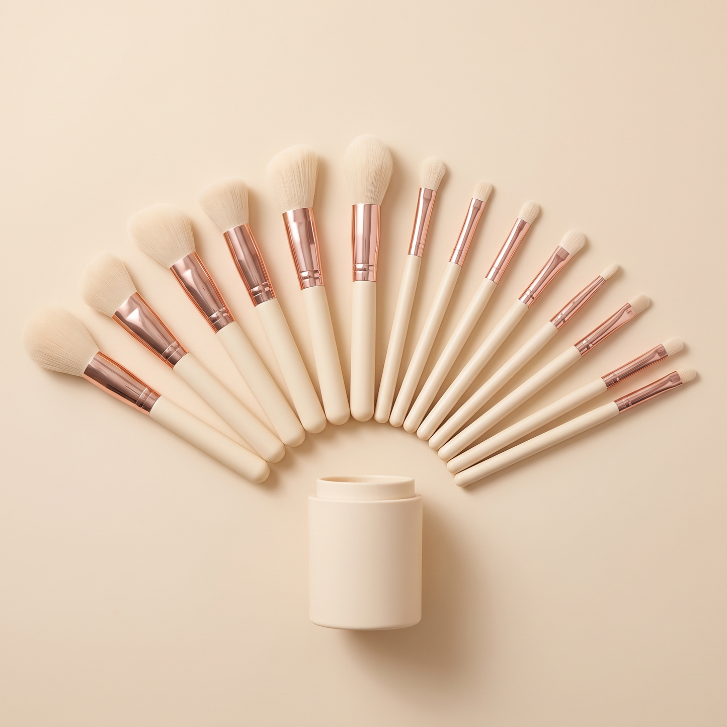 15-Piece Vegan Brush Set